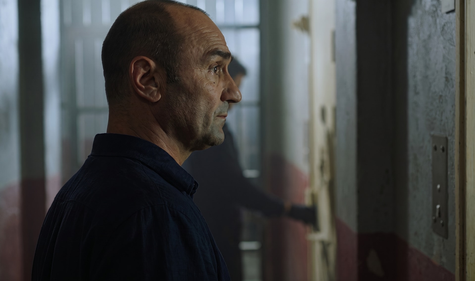 Frank BETERMIN dans le rôle du Maton, série Demain Nous Appartient sur TF1